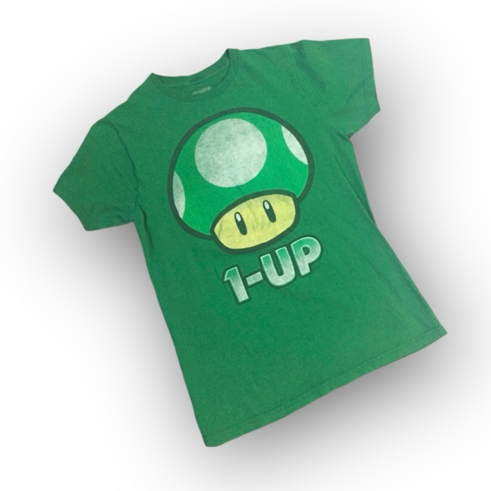 Gen X Super Mario Bros Mushroom 1Up Get A Life Vintage 80s Collector Edition Tee